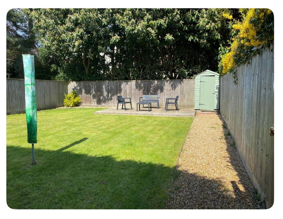 Beautiful Garden Flat In Bournemouth - First Floor Lejlighed Eksteriør billede